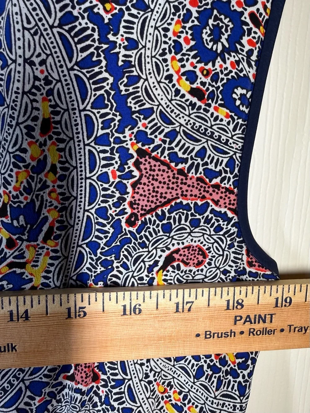 J. Crew Sz 12 Silk Multicolor Paisley-Print Sundress in Blue, Red & Yellow